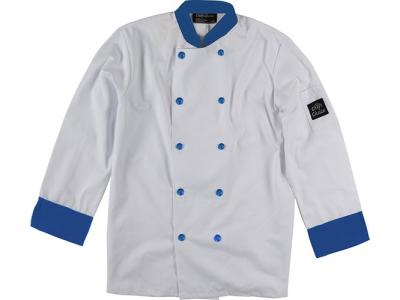 Double Breasted Trimmed Chef Coat