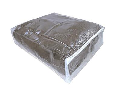 Clear Vinyl Pillow/Blanket Storage Bags with Zipper - 23"x23"x8"