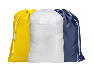 Nylon/Polyester Laundry Bags - Draw String with lock & handle. - Navy Blue