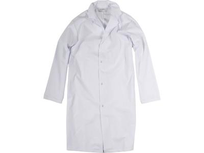 Mens Lab Coat With Snap Closures and No Pockets