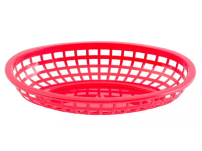 Johnson Rose Oval Basket