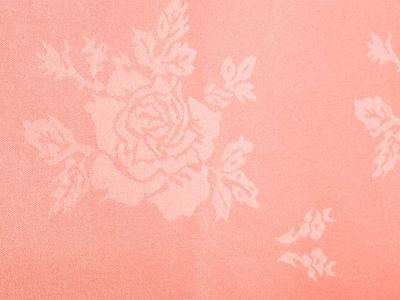 Damask Banquet Cloths Rose - 54"x120" White