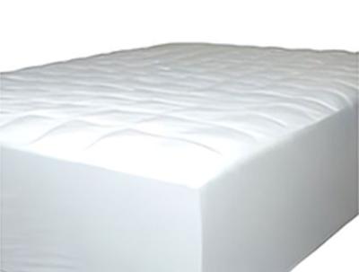 Supreme Collection - 4 Star Mattress Pad - Anchor Band-Twin 39"x75" - White